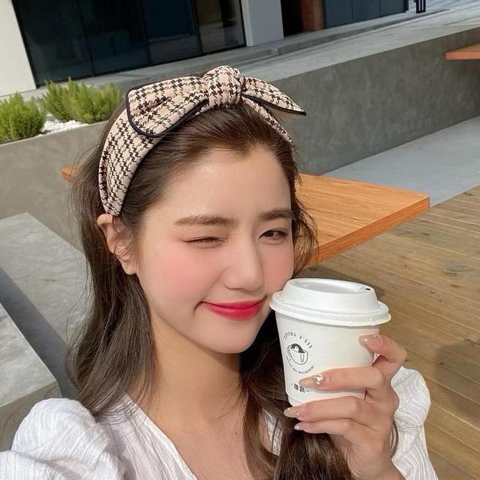 Bagus- Hana Big Bow Korean Headband / Bando Bangkok Besar Lebar / Bandana Korea / Head Band Besar Im