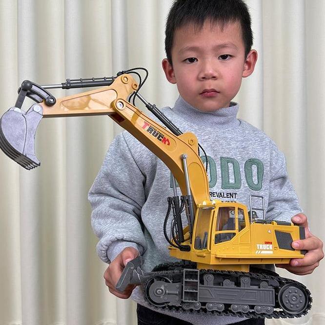 Magetoy2.4Ghz Excavator Remote Control 14 Beko Rc Excavator Mainan Excavator Rc Crawler Kendaraan Te