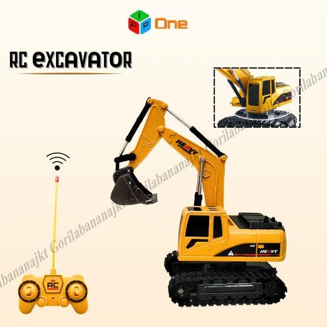 Mainan Tru Kontruksi Rc Escavator Mobil Eskavator