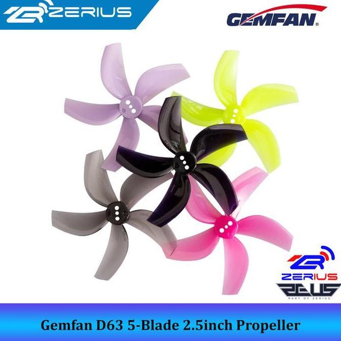 Wxyg- Gemfan D63 Ducted 63Mm 2.5Inch 5-Blade 2.5 Inch Cinewhoop Propeller