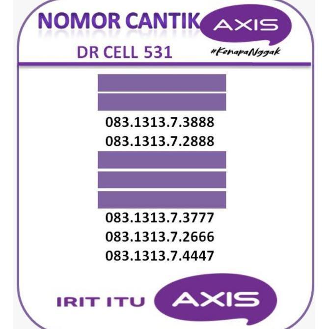 Kartu Perdana AXIS / nomor cantik AXIS seri triple