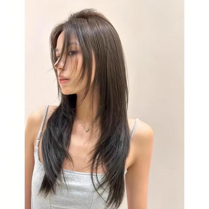 Bagus- Rambut Wig Wanita/Wig Korean Style/Wig Daily Layer/Wig Naturaal Wanita/Wik Rambut Wanita Panj