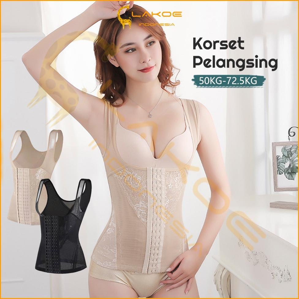 LAKOE COD Korset Pelangsing Perut Buncit Wanita Corset Pelangsing Perut