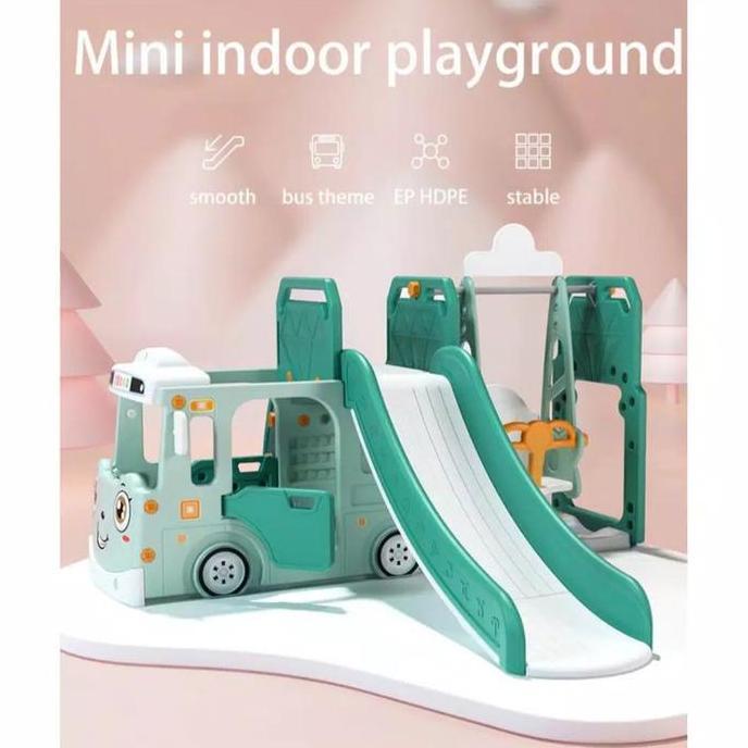 Perosotan Tayo Bus 2 in 1 Mobil Ayunan 3 in 1 Mainan Anak Happy Play 2in1 or 3in1 KC