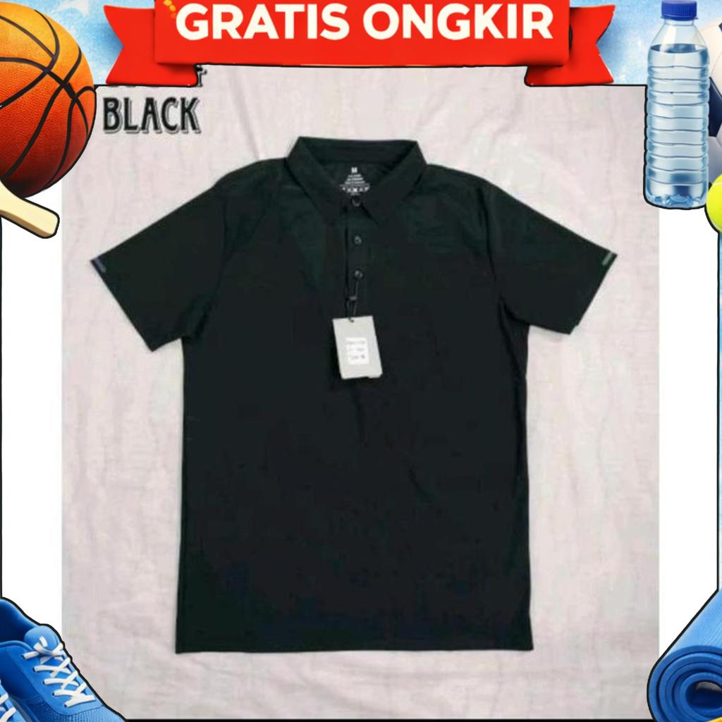 Jersey Kerah Polo Seaamles Premium Baju Olahraga Pria Wanita Baju Golf Gym Running Fitness Sepeda Bu