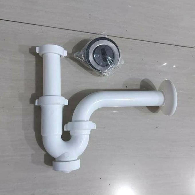 sifon wastafel pvc / afur wastafel plastik