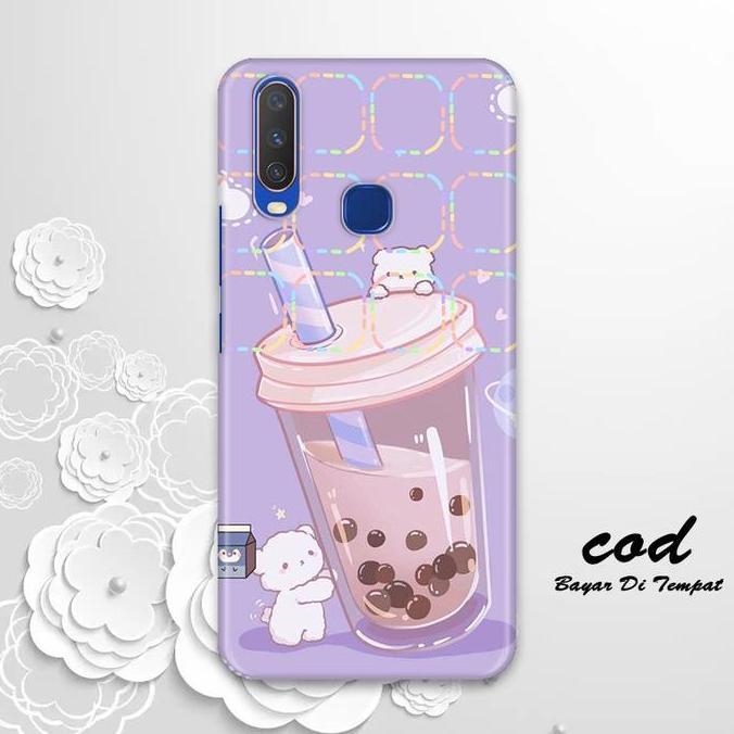 Case Vivo Y12 Y12i Y17 Y15 Y11 Fashion Case Boba Cute - Untuk Pria -