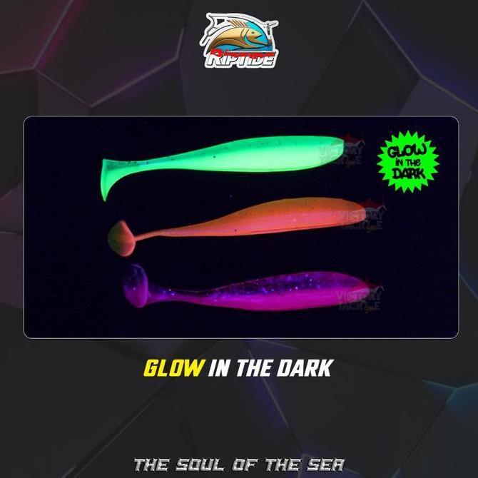 RIPTIDE VORTEX SOFT LURE PADDLE TAIL 5.5 CM 7 CM UMPAN PANCING UL ULTRALIGHT CASTING BAHAN KARET KEN