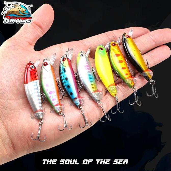 UMPAN PANCING LURE MINNOW Riptide RAIJIN MINNOW SINKING LURE 5.6 CM 6.6 GRAM | RIPTIDE WULUNG UMPAN 
