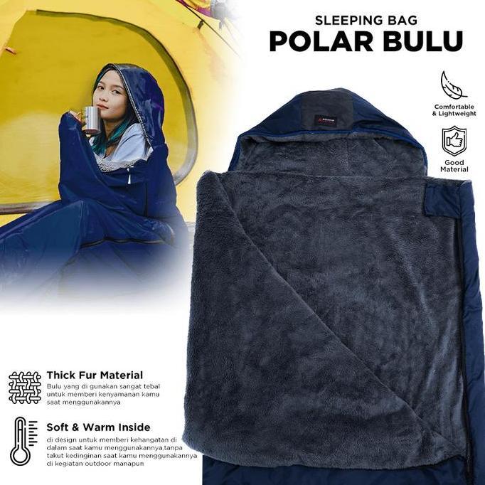Puncakx- Antarestar Official Paket Hemat Polar Bulu Tidur Camping Free Matras Antarestar Bag Tikar |