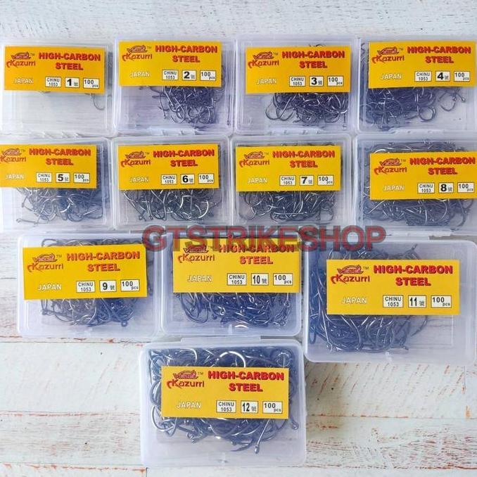 Mata kail pancing carbon Vezel Kazuri Kazurri 1053 (chinu ring) Box/ K