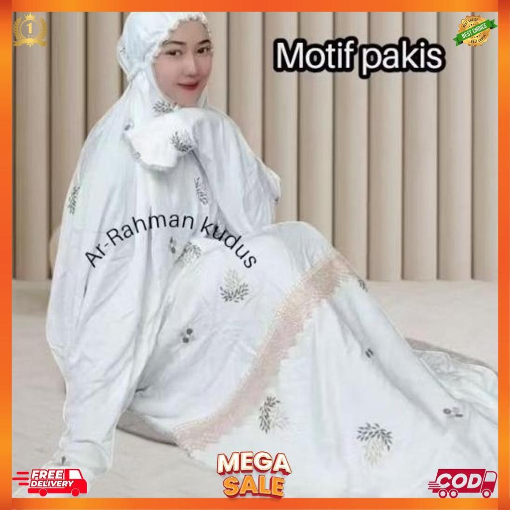 Mukena Terusan Rayon Twill Premium Adem Renda [L5]