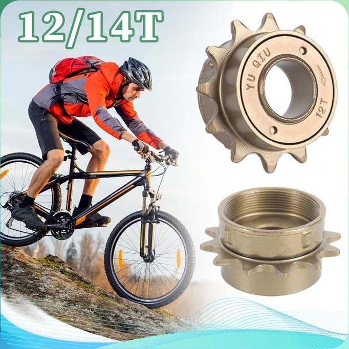 Murah Sprocket Sepeda Single Speed 12t 14t Gear Gir Belakang Komponen Freewheel Gir Gear Freewheel G