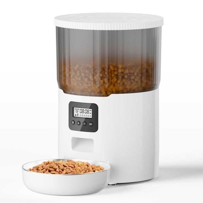 Alat Mesin Pemberi Makan Kucing Anjing Otomatis Timer Dispenser 4L Kualitas Premium