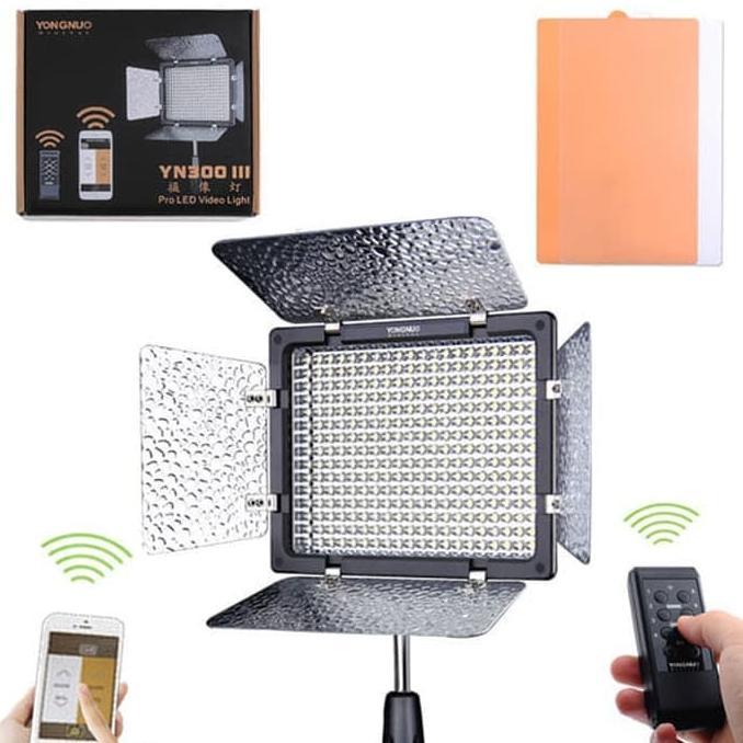 YONGNUO YN300 III LED VIDEO LIGHT PAKET LAMPU STUDIO YONGNUO YN300III YN 300 III