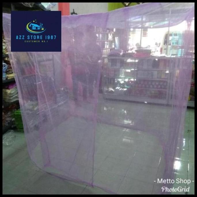 Kelambu Nyamuk Kelambu Kotak Polos ukuran jumbo kelambu tidur murah