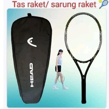 Tas raket tenis / sarung raket head . Olahraga tenis