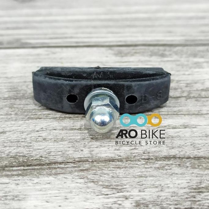 Murah kampas karet rem sepeda u brake united bmx model jepit (Satuan) Non COD