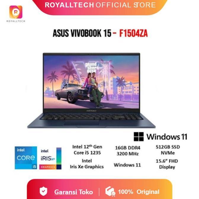 TEXASNDIOK - LAPTOP ASUS VIVOBOOK F1504ZA F1502ZA TOUCHSCREEN I7-1255U I5-1235U 16GB SSD 1TB 15.6 FH