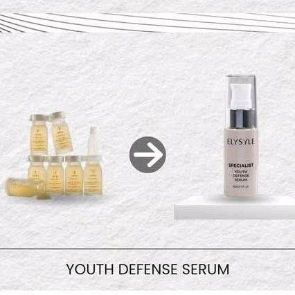 DINDASELLER6 - ELYSYLE YOUTH DEFENSE & BRIGHT GLOW SERUM PENGGANTI SERUM JAFRA ROYAL JELLY & LUNA WH