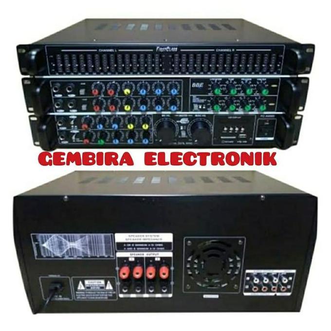 AMPLI BLUETOOTH FIRSCLASS FC A4000 BBE PROCESSOR POWER AMPLIFIER MIXER ORIGINAL DAN TERPERCAYA