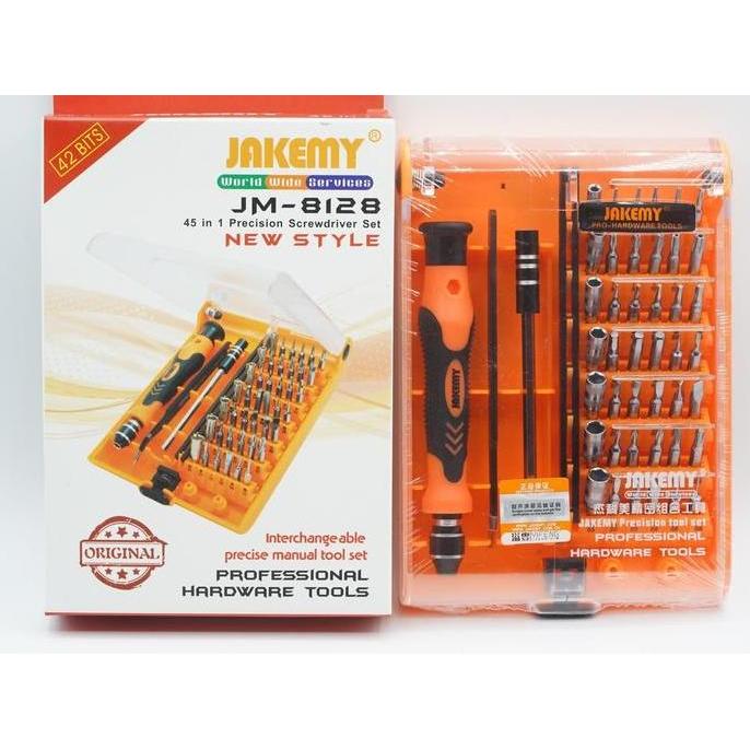 JAKEMY JM-8128 45 in 1 Multi Purpose Precision ScrewDriver Set Repair