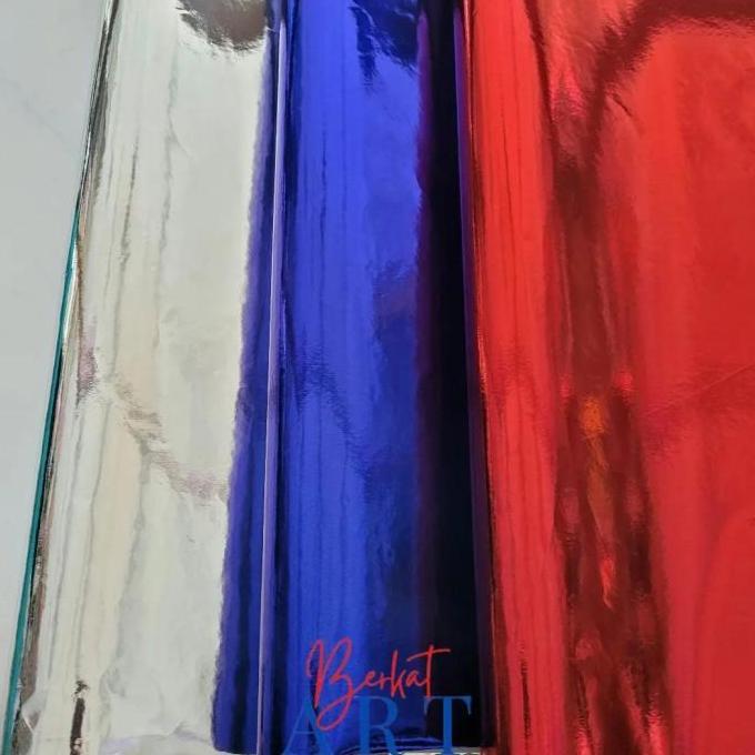 Kertas Kilap / Kertas Marmer Warna Metalik Polos