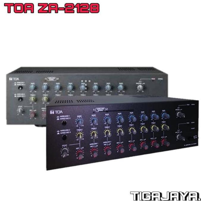 AMPLI TOA / MIXER POWER AMPLIFIER TOA ZA 2128 M 2 X 120W, STEREO ORIGINAL DAN TERPERCAYA
