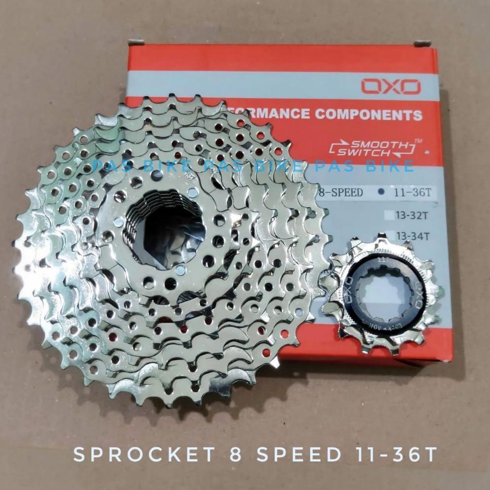 Sprocket 8 Speed Slop 11-42T - 11-36T Krom Sproket Oxo 8Speed