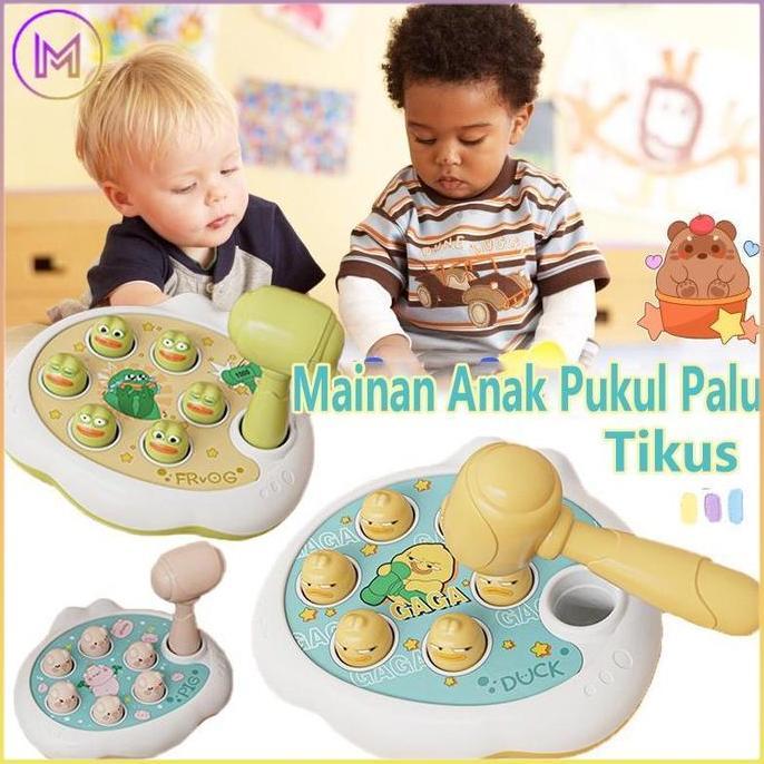 Mainan Anak Pukul Palu Tikus Mainan Edukasi Anak Pukul Pukulan Animal Melatih Motorik Mainan Pukul P