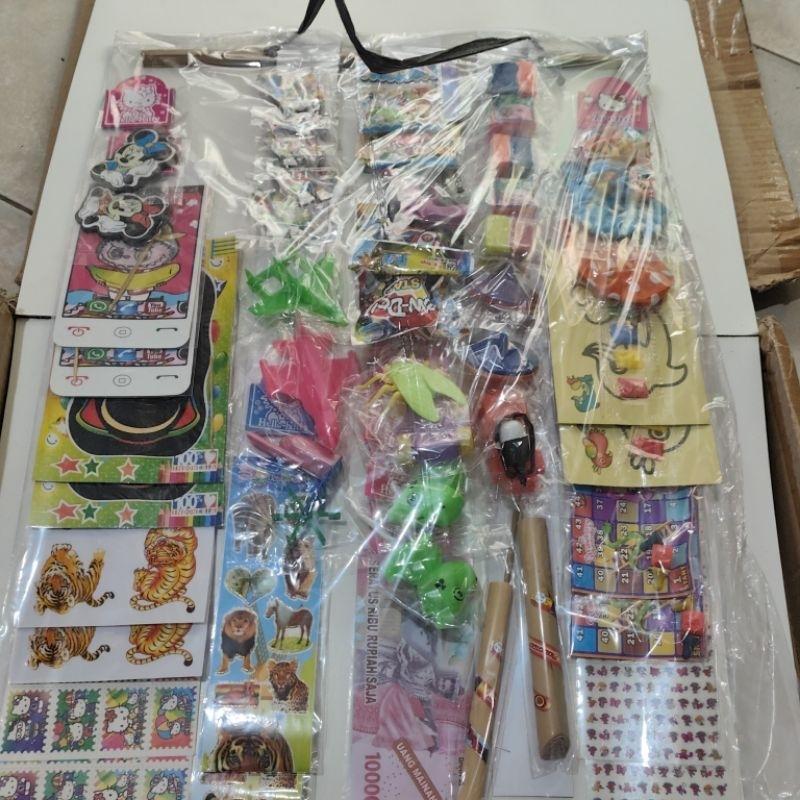Mainan Siap Jual Isi 50 Pcs Eceran 1000 Mainan Anak Warung Anak Variasi  || Titip Di Warung Grosir M