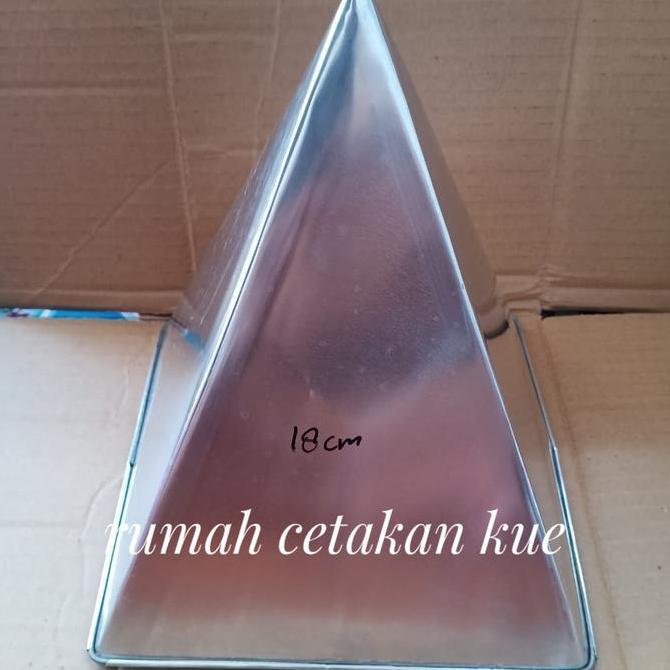 CETAKAN TUMPENG PIRAMID TUMPENG NASI KUNING PERSEGI 18CM