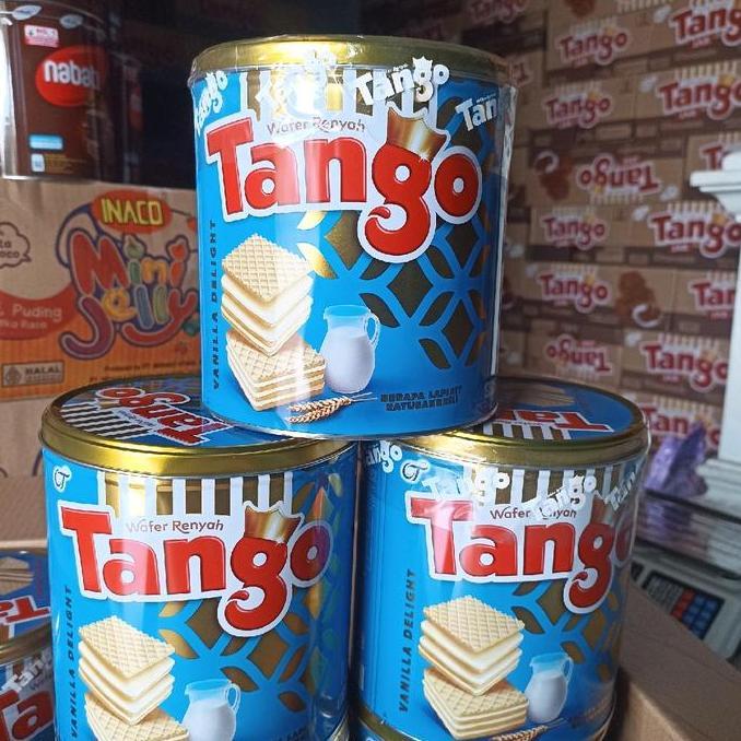Tango Kaleng Coklat Vanila 1 dus isi 6pcs exp 2027 Cokelat Makanan Chocolate Snack Cookies Biskuit C