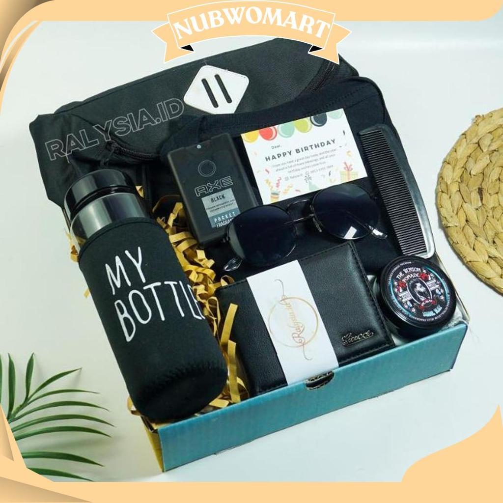 Ralysia.Id Exclusive Men Gift Box/ Hampers Cowok/ Kado Wisuda/ Kado Pacar/ Kado Cowok/ Gift Box Cowo