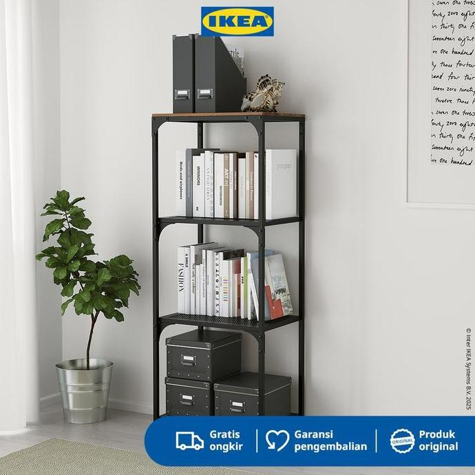 Ikea Fjallbo Unit Rak Serbaguna Minimalis 51X136 Cm Kayu Furniture