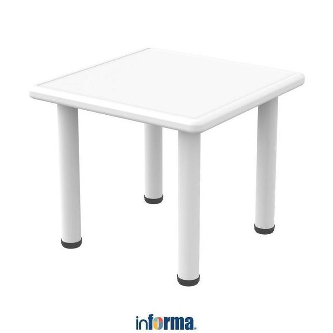 Informa Yaris Meja Anak Square - Abu-Abu Bangku Kecil Tempat Main Alas Gambar Mebel Paud Balita