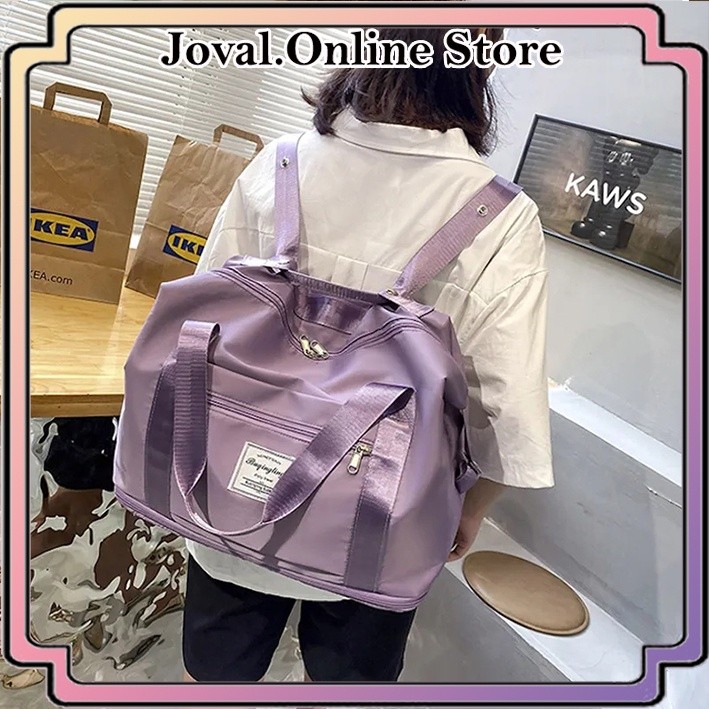 Travel Bag Duffel Ransel / Duffle Bag Ransel / Tas Travel Besar Anti Air / Portable Gym Bag / Tas Fi
