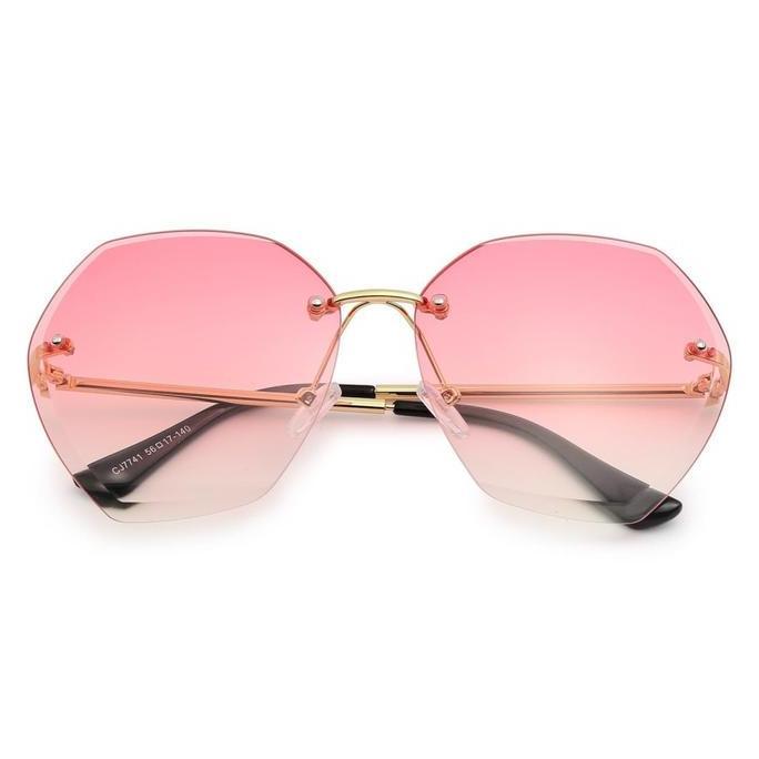 Wwpx- Bitzen Kacamata Fashion Wanita Hitam Anti Uv Polarisasi Sunglass Lensa Polarized Sunglasses Bz