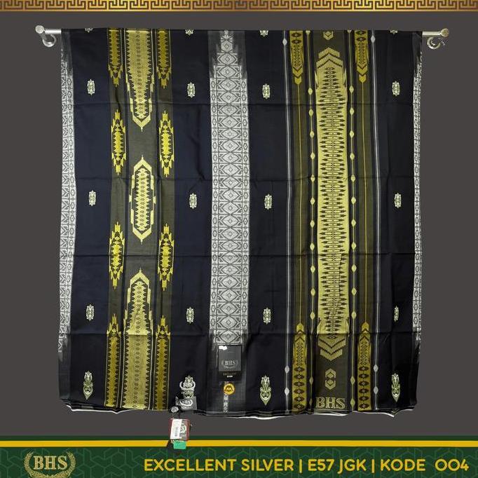 Terjangkau Sarung Bhs Excellent Silver Motif E57 Jgk Jacquard Gunung Karakatau Bahan Mercerized Cott