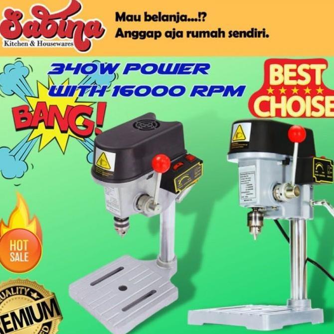 REGENLY Mesin Bor Listrik Duduk Meja Mini Drill Press 340W Power 16000RPM