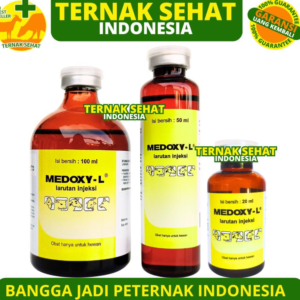 MEDOXY L 100ML MEDOXY L 50ML MEDOXY L 20ML MEDION - Obat Hewan Anti Infeksi Spektrum Luas Ternak