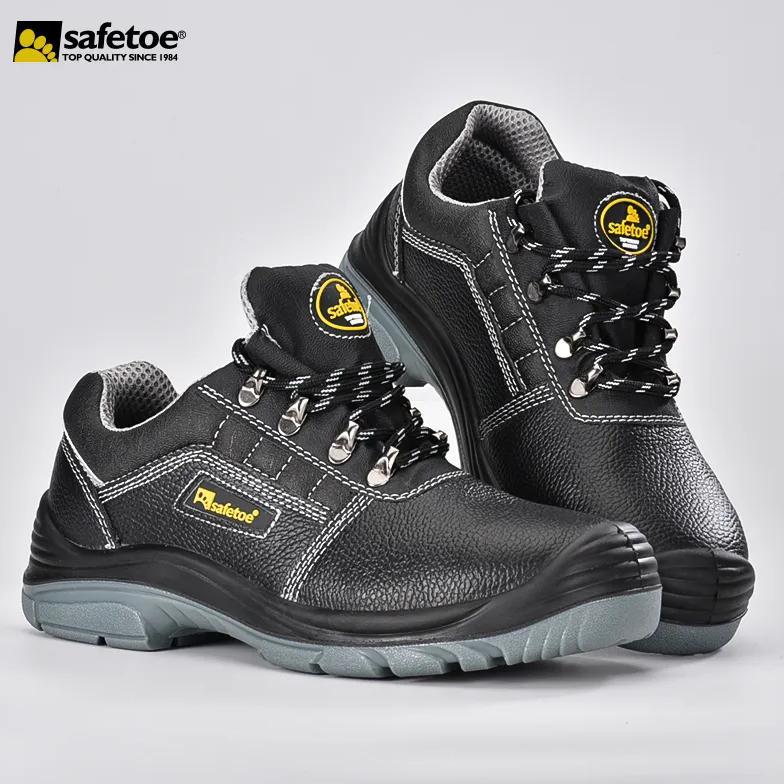 TERBARU (Khusus BATAM) Safetoe L-7163 Odor Resistant S3 Safety Shoes Low, Black | Sepatu Safety Hita