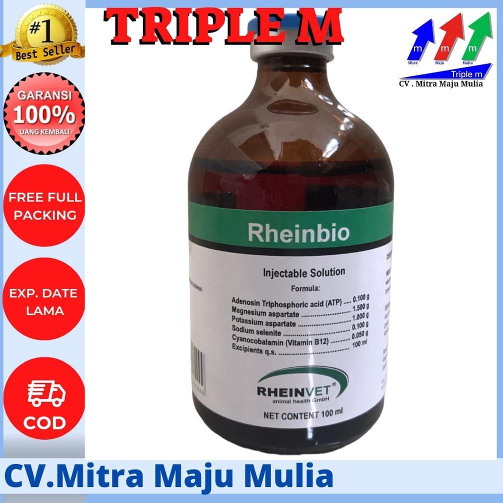 RHEINBIO 100 ML Injeksi ATP - Penguat Otot dan Penambah Stamina Hewan