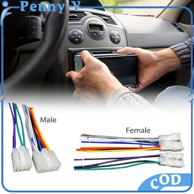 LOLY Soket Audio Mobil Unit Mobil Male Female Soket Audio Toyota Socket Audio Untuk Toyota Avanza In