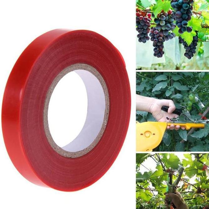 WOVLO 20 Roll Refill Tape Pita / Tape Tali Pita Pertanian /Tapetool Pengikat Tanaman/Pita Tapetool A
