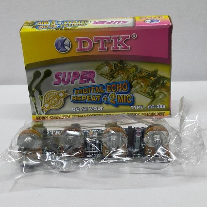 Super digital echo repeat 2 mic DTK