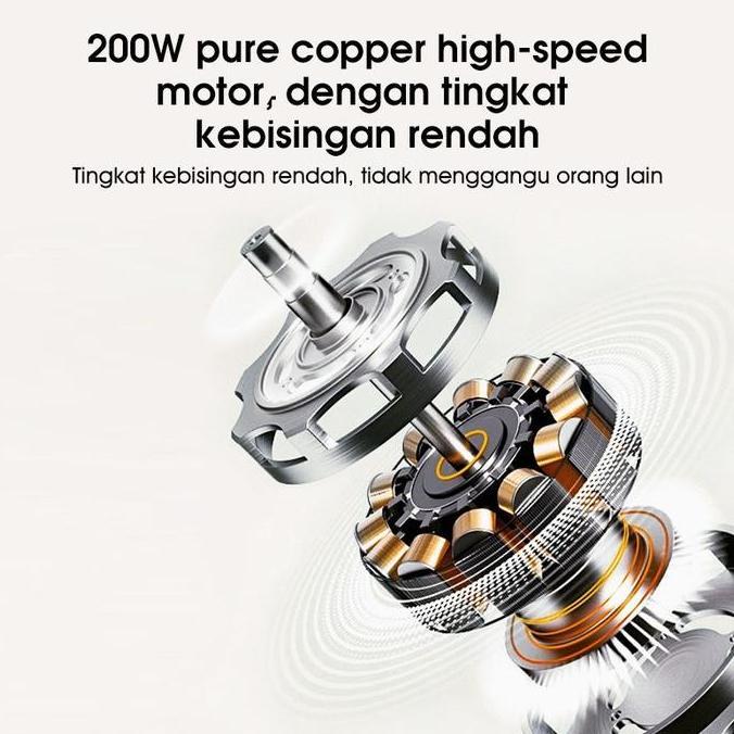 SAMONO SW099 Mini Chopper Daging Buah Meat Blender Elektrik 200W