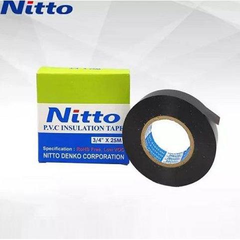 isolasi nitto. isolasi listrik nitto. isolasi kabel listrik nitto. isolasi hitam listrik terlaris