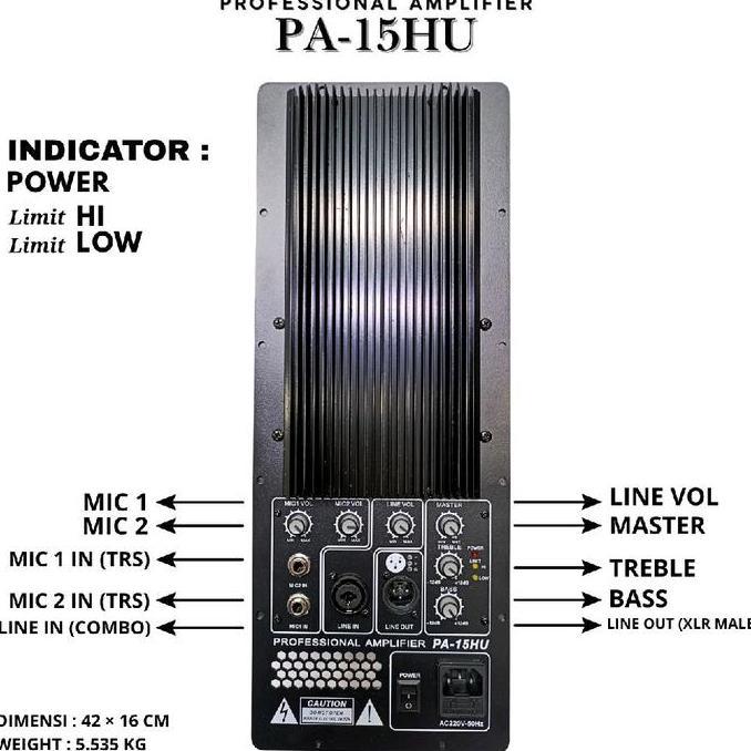 power kit Aktif/mesin aktif model HUPER bisa buat 2/3 way