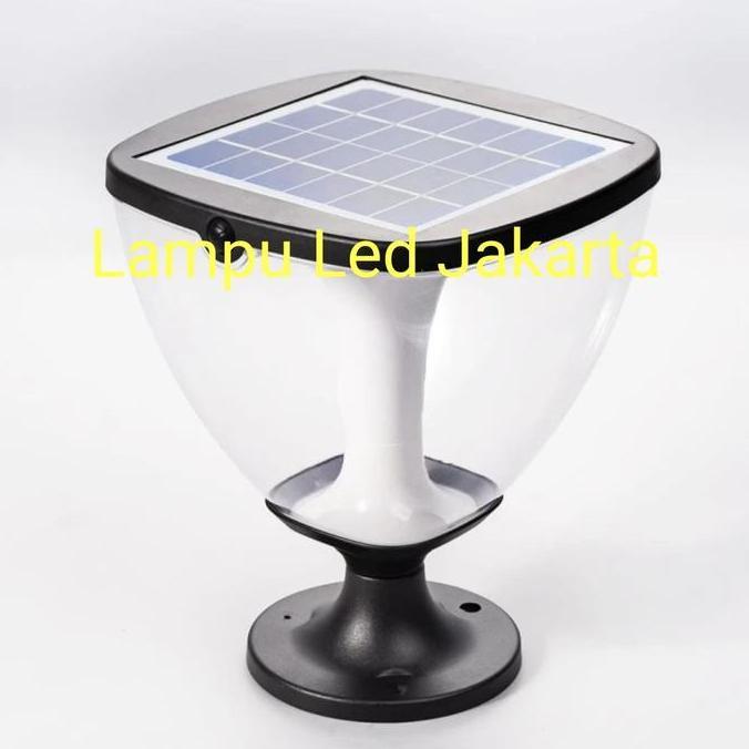 lampu pilar garden solar. lampu pilar taman tenaga matahari. lampu standing taman. lampu dinding pil